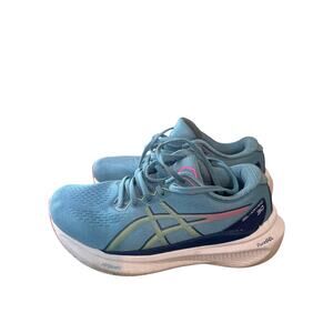 ASICS Womens Gris Blue/Lime Green GEL-Kayano 30 Running Shoes Size 7.5 o